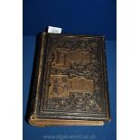 A heavy Holy Bible containing the old and new testaments, illustrated with 200 engravings,