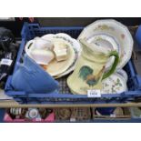 Miscellaneous china including fruit bowl and five dessert dishes,