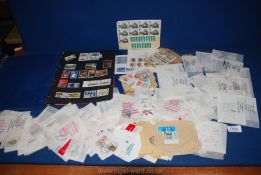 A quantity of Mint stamps including 9p wild life etc.