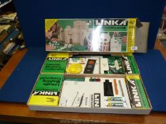 A link model building system brick and stonework set; as new, for children or adults.