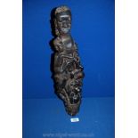 A 1930-40's tribal carving. 20 1/2" tall.