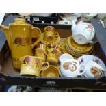 A Palissy 'Taurus' coffee and tea service,