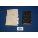 Two Catholic prayer books, published by Burns Oates & Washbourne Ltd.