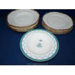 A quantity of Limoges, dinner and soup plates,