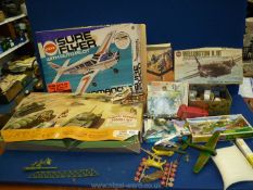 A quantity of miscellaneous Airfix models including RAF Wellington B111 fighter, etc.
