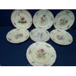 Five Luneville plates,