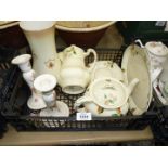 A quantity of china including a Grindley sandwich set, teapot and hot water jug,