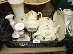 A quantity of china including a Grindley sandwich set, teapot and hot water jug,