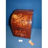 A Victorian Mahogany decanter box, c.