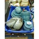 A quantity of Studio Sunfield Pottery to include part tea set, Royal Worcester brown jug etc.