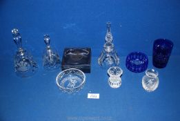 A quantity of glass including small Dartington vase,