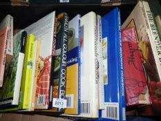 A box of cookery books