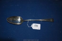 A Silver basting Spoon, London 1789.