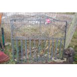 A pair of metal Garden gates, 40" tall x 47" wide.