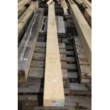 Oak timber 7'' x 3 3/4'' x 140 1/2''.