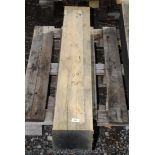 Oak timber 8'' x 6'' x 49'' long.