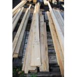 16 lengths of Oak 4'' x 1/2'' and 6'' x 1/2'' 67'' up to 160'' long.