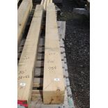 Oak timber 6'' square x 75 1/2''.