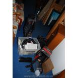 A "Kirby Avalir" vacuum cleaner with carpet shampoo system and a box of accessories, bags,