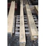 Oak timber 6'' square x 143'' long