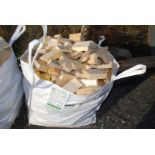 A bag of off cuts softwood firewood