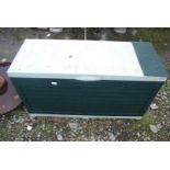 A Plastic storage box 47" x 26" x 18".