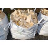 A bag of off cuts softwood firewood.