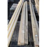 Four lengths of Oak 3'' x 2'' x 97'' and one length 2'' square x 120'' long.