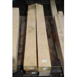 Six lengths of Oak 5'' x 3'' x 50''.