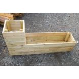 A two tier garden planter.