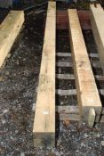 Oak timber 6'' x 7 3/4'' x 165'' long