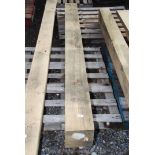 Oak timber 7 3/4'' square x 96'' long