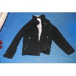 A lady's black "Sotex" waterproof, breathable fleece by "Regatta". Size 14.