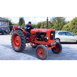 A Nuffield 4DM/Universal Four Diesel-engined farm tractor registration no.