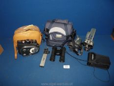 A quantity of miscellaneous Cameras including Quartz M cine camera and instructions,