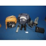 A quantity of miscellaneous Cameras including Quartz M cine camera and instructions,