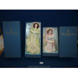 Two Royal Doulton Heirloom Dolls including Lords Limited Edition, boxed 15'' tall and Pink Ribbons,