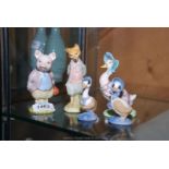 Three Beswick Beatrix Potter figures - Pigling Bland,