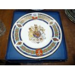 A boxed Royal Worcester Commemorative plate - Prince Charles/Lady Diana, limited edition no.