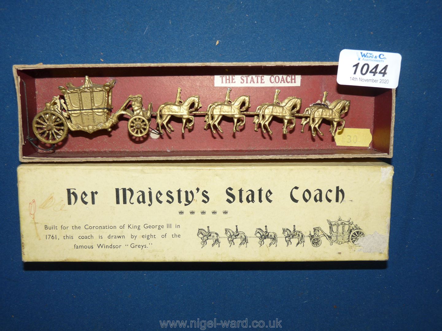 A Britain's model of the State Coach.