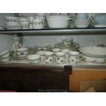A quantity of Villeroy & Boch dinner and coffee ware including dinner and tea plates, bowls,