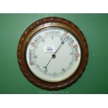 An aneroid Barometer.