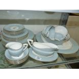 A Royal Worcester Woodland six setting dinner service, dinner, side, soup plates,