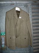 A St Michael olive green check Jacket, size 44".