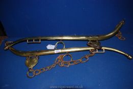 A pair of Brass Horse hames.