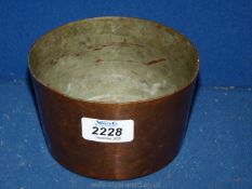 An old copper pudding mould.