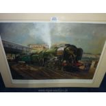 Terence Cuneo (1907-1996), The Golden Arrow, a signed and numbered limited edition Print.