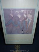 A Robert Heindel framed poster 'The Stable Gallery, London'.