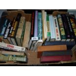 A box of books to include Andy McNab, Forgotten Voices Max Arthur, Letters to Strongheart etc.