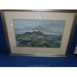 A framed and mounted Watercolour, no signature visible,